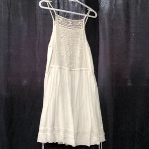 A beautiful small white dress